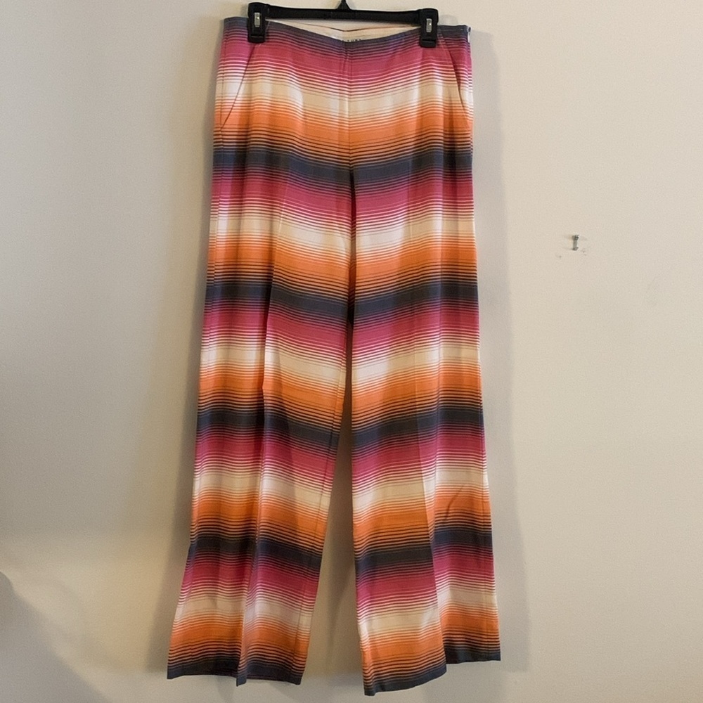 Trina Turk NWT Multicolored Stripe Kern Pant - Wide Leg Trousers!